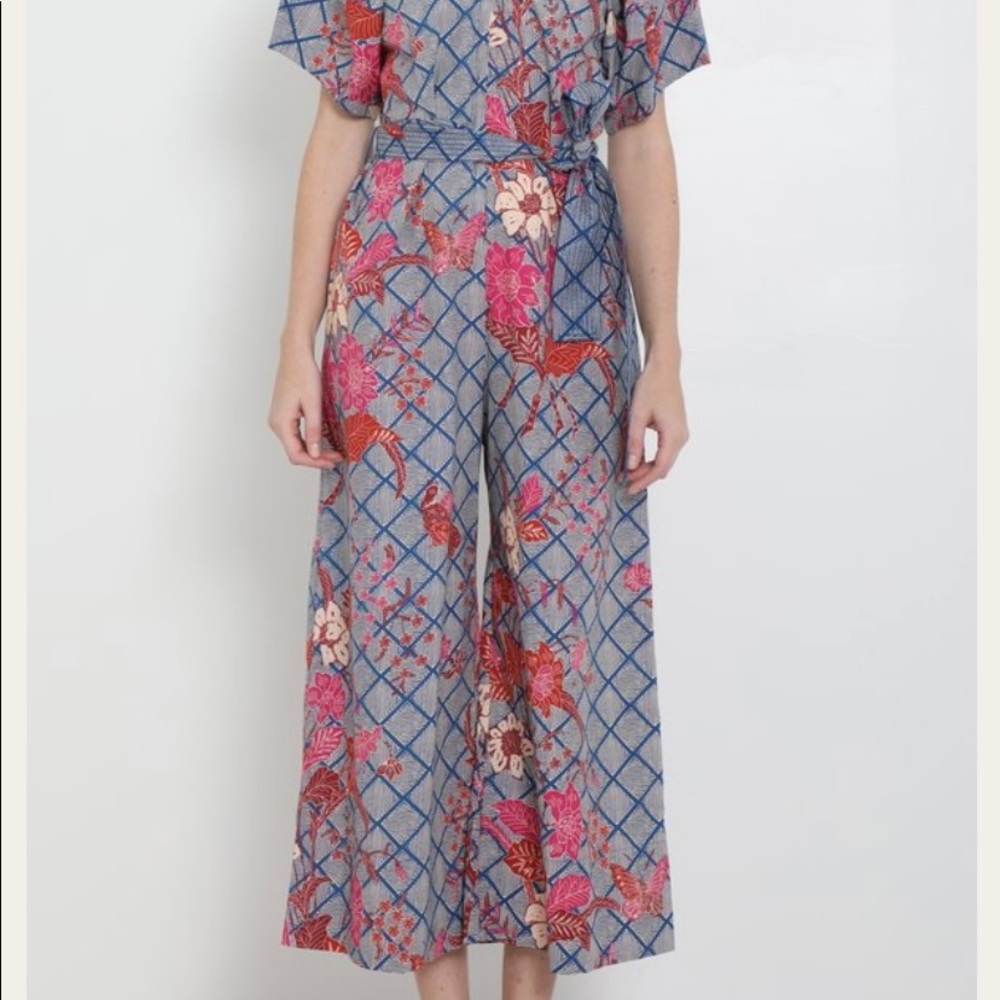 Apiece Apart Soleil Jumpsuit Indio Batik size 8